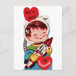 You'll Missle-Lot   Vintage Valentine   Postcard