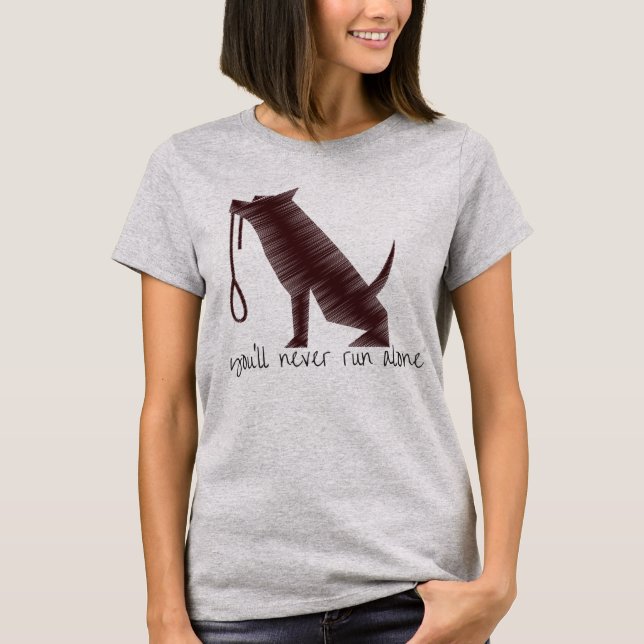 You'll Never Run Alone - performance tee (Front)