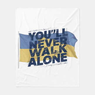 You'll Never Walk Alone Fleece Blanket