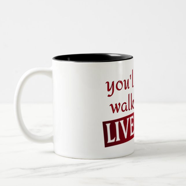 you'll never walk alone Liverpool Two-Tone Coffee Mug (Left)