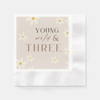 Youn Wild & THREE Cocktail Napkins
