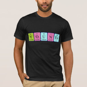Younes periodic table name shirt