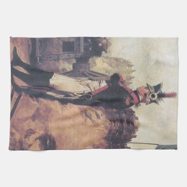 Young Alexander Hamilton tea towel (Horizontal)