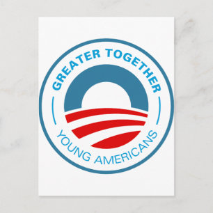 Young Americans for Obama Postcard