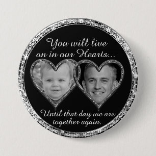 Young and Old Remembrance 7.5 Cm Round Badge