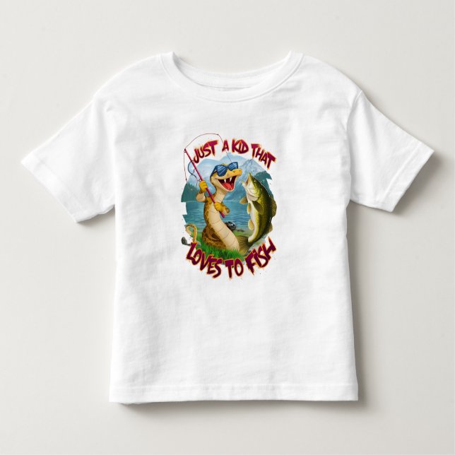 Young Anglers Spirit Toddler T-Shirt (Front)