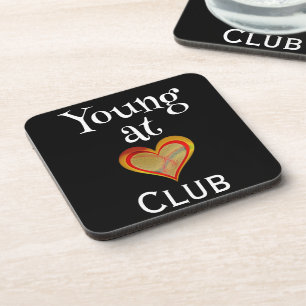 Young at Heart Club Beverage Coaster
