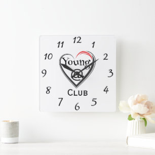 Young at Heart Club Clock