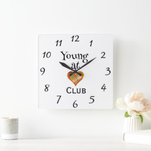 Young at Heart Club Clock