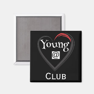 Young at Heart Club Magnet