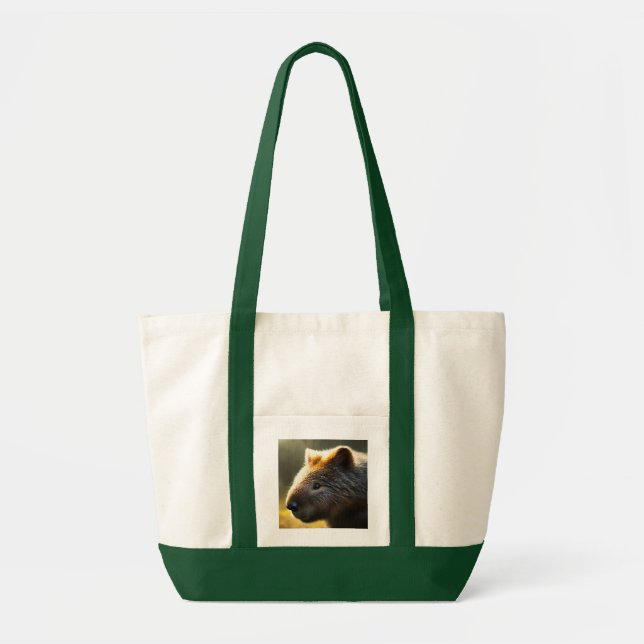 Young Australian Wombat, Impulse Tote Bag (Front)
