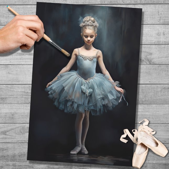 Young Ballerina 3 Decoupage Paper (Creator Uploaded)