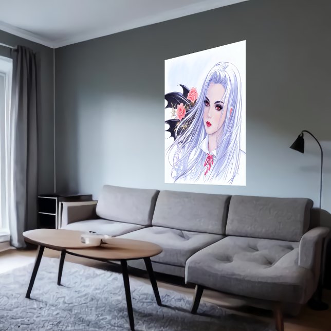 Young beautiful lady | AI Art Poster (Creator Uploaded)