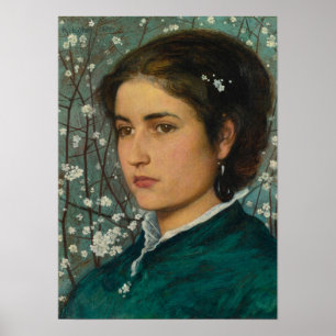 Young Beauty (Elegant Woman) (Female Portrait) Poster