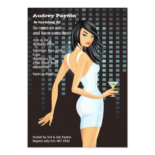 Young Beauty Invitation