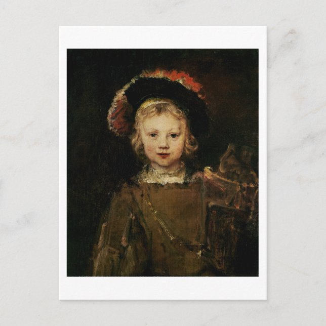 Young Boy in Fancy Dress, c.1660 (oil on canvas) Postcard (Front)