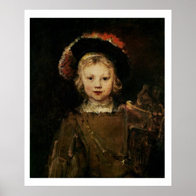 Young Boy in Fancy Dress, c.1660 (oil on canvas) Poster (Front)