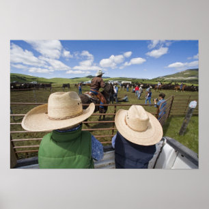 Young boys take in the 2007 Hughes Ranch Poster