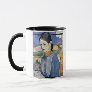 Young Breton Woman, 1889 (oil on canvas) Mug