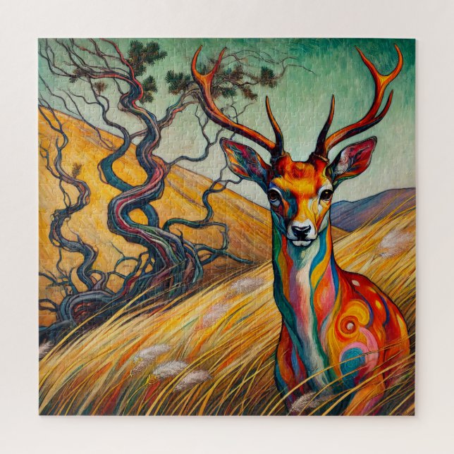 Young Buck 600 Piece Puzzle (Vertical)