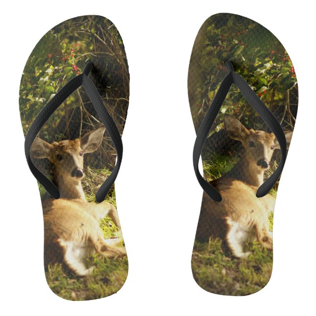 Young Buck in the Meadow Thongs (Footbed)