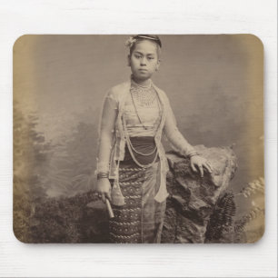 Young Burmese girl, c.1875 Mouse Pad