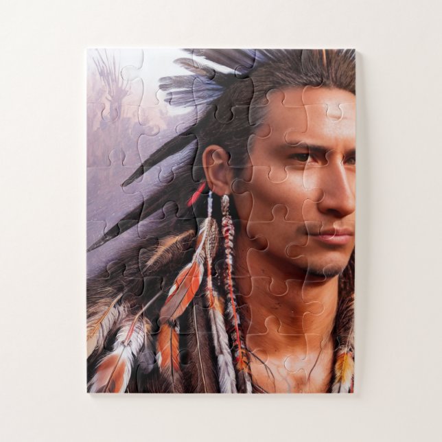 Young Chief Jigsaw Puzzle (Vertical)