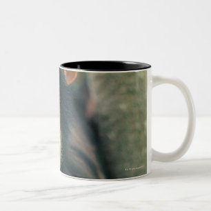 Young Chimpanzee (Pan troglodytes) Two-Tone Coffee Mug