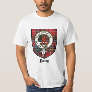 Young Clan Badge / Clan Crest / Tartan T-Shirt