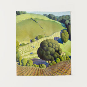 Young Corn, 1931 by Grant Wood Tapestry