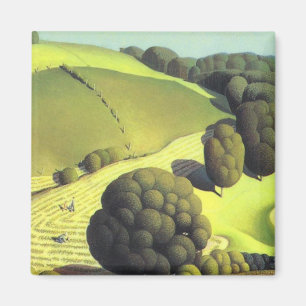 Young Corn - Grant Wood 1931 Magnet
