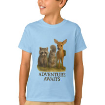 Young Critters Club Tee #1 – “Adventure Awaits”