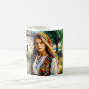 Young Croatian woman from Dalmatia  Coffee Mug