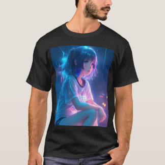 Young cute anime girl gift T-Shirt