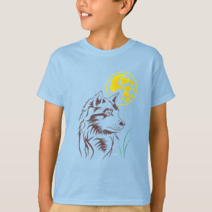 young dreamy wolf t-shirt