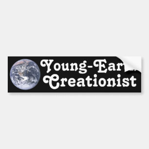 Young-Earth Creationist Bumper Sticker