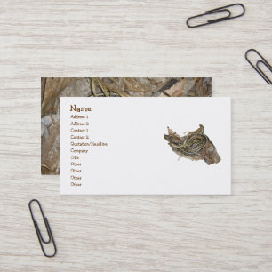 Young Eastern Garter Snake Business Card