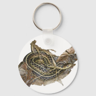 Young Eastern Garter Snake Coordinating Items Key Ring