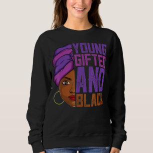 Young Ed And Black Afro Apparel African Melanin Wo Sweatshirt