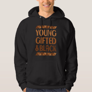Young ed And Black Afro Black History Month Melani Hoodie