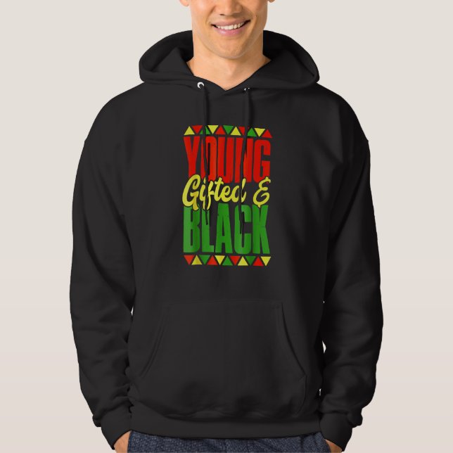 Young Ed And Black History Month African  Men Wome Hoodie (Front)