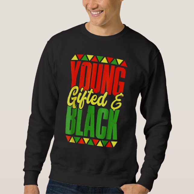 Young Ed And Black History Month African  Men Wome Sweatshirt (Front)