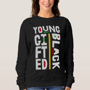 Young ed And Black History Month Retro BLM Melanin Sweatshirt