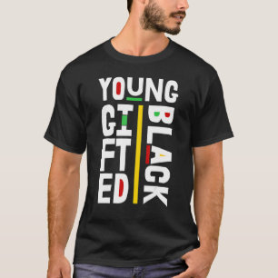 Young ed And Black History Month Retro BLM Melanin T-Shirt