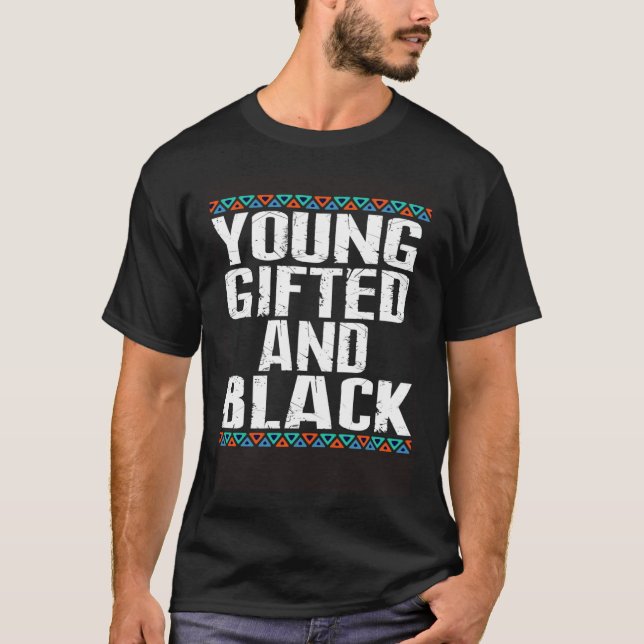 Young ed & Black History For Kids Adult African T-Shirt (Front)