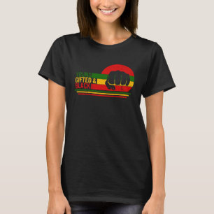 Young ed & Black History Month Afro Woman BLM MLK T-Shirt