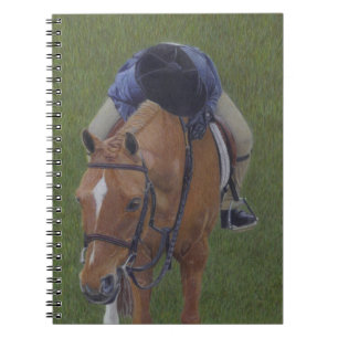 Young Equestrian Rider and Pony Notebook