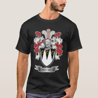 Young Family Crest Coat of Arms T-Shirt