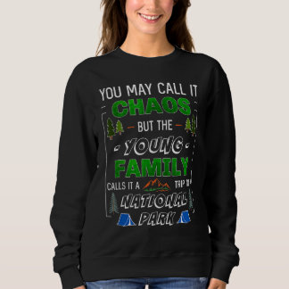 Young Family National Park Vacation Trip Matching Sweatshirt