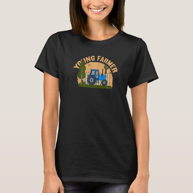 Young Farmer Local Farm   Young Farmer T-Shirt (Front)